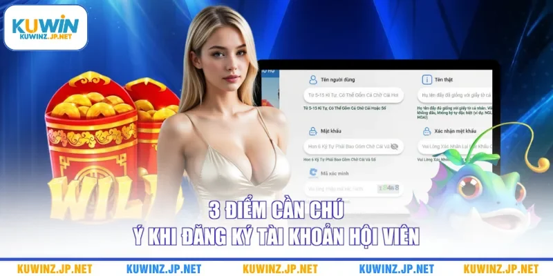 Đăng Ký Kuwin 3 3 điểm cần chú ý khi đăng ký tài khoản hội viên